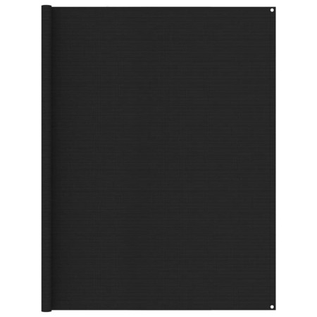 Alfombra para tienda de campaña negro 250x600 cm