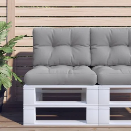 Cushions for pallet sofa, 2 units, gray fabric by , Cushions for chairs and sofas - Ref: Foro24-360668, Price: 60,77 €, Disco...