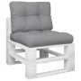 Cushions for pallet sofa, 2 units, gray fabric by , Cushions for chairs and sofas - Ref: Foro24-360668, Price: 60,77 €, Disco...
