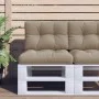 Palettenkissen, 2 Stück, grauer Taupé-Stoff. von , Kissen für Stühle und Sofas - Ref: Foro24-360675, Preis: 57,09 €, Rabatt: %