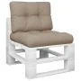 Cushions for pallets, 2 units, gray taupe fabric. by , Cushions for chairs and sofas - Ref: Foro24-360675, Price: 43,03 €, Di...
