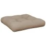 Cushions for pallets, 2 units, gray taupe fabric. by , Cushions for chairs and sofas - Ref: Foro24-360675, Price: 43,03 €, Di...