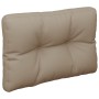 Palettenkissen, 2 Stück, grauer Taupé-Stoff. von , Kissen für Stühle und Sofas - Ref: Foro24-360675, Preis: 52,55 €, Rabatt: %