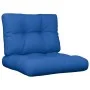 Cushions for pallets, 2 units, royal blue fabric. by , Cushions for chairs and sofas - Ref: Foro24-360677, Price: 49,32 €, Di...
