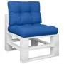 Cushions for pallets, 2 units, royal blue fabric. by , Cushions for chairs and sofas - Ref: Foro24-360677, Price: 49,32 €, Di...