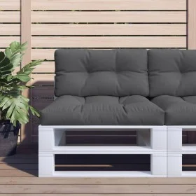 Palettenkissen, 2 Stück, in Anthrazitgrau. von , Kissen für Stühle und Sofas - Ref: Foro24-360689, Preis: 71,56 €, Rabatt: %