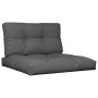 Palettenkissen, 2 Stück, in Anthrazitgrau. von , Kissen für Stühle und Sofas - Ref: Foro24-360689, Preis: 96,21 €, Rabatt: %