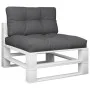 Cushions for pallets, 2 units, anthracite gray fabric. by , Cushions for chairs and sofas - Ref: Foro24-360689, Price: 71,56 ...