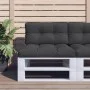 Cushions for pallets, 2 units, black fabric by , Cushions for chairs and sofas - Ref: Foro24-360696, Price: 53,05 €, Discount: %