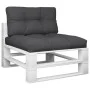 Cushions for pallets, 2 units, black fabric by , Cushions for chairs and sofas - Ref: Foro24-360696, Price: 53,05 €, Discount: %