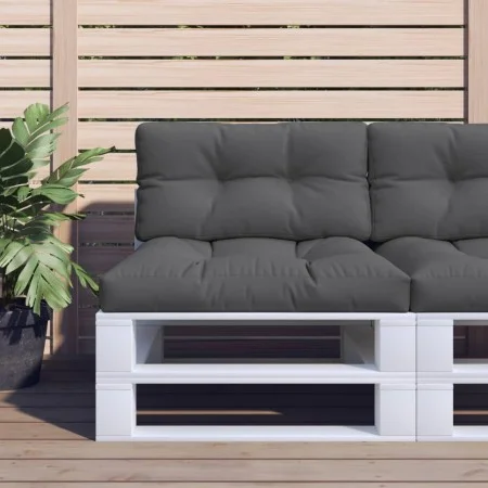 Cushions for pallets, 2 units, anthracite gray fabric. by , Cushions for chairs and sofas - Ref: Foro24-360711, Price: 53,45 ...