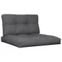 Cushions for pallets, 2 units, anthracite gray fabric. by , Cushions for chairs and sofas - Ref: Foro24-360711, Price: 53,45 ...