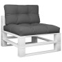 Cushions for pallets, 2 units, anthracite gray fabric. by , Cushions for chairs and sofas - Ref: Foro24-360711, Price: 64,18 ...