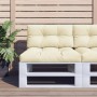 Kissen für Palettensofa, 2 Stück, cremefarbener Stoff. von , Kissen für Stühle und Sofas - Ref: Foro24-360713, Preis: 56,57 €...