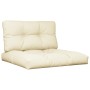 Cojines para sofá de palets 2 unidades tela crema de , Cojines para sillas y sofás - Ref: Foro24-360713, Precio: 56,57 €, Des...