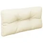 Cojines para sofá de palets 2 unidades tela crema de , Cojines para sillas y sofás - Ref: Foro24-360713, Precio: 55,81 €, Des...