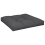 Cushions for pallets, 2 units, black fabric by , Cushions for chairs and sofas - Ref: Foro24-360718, Price: 62,40 €, Discount: %