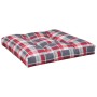 Cojines para palets 2 unidades tela a cuadros rojos de , Cojines para sillas y sofás - Ref: Foro24-360724, Precio: 55,32 €, D...
