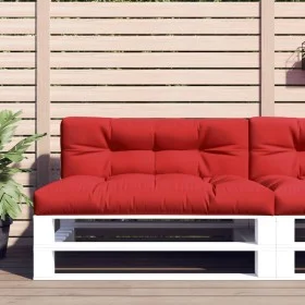 Cushions for pallets, 2 units, red fabric. by , Cushions for chairs and sofas - Ref: Foro24-360739, Price: 64,51 €, Discount: %