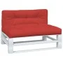 Cushions for pallets, 2 units, red fabric. by , Cushions for chairs and sofas - Ref: Foro24-360739, Price: 60,29 €, Discount: %