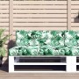 Palettenkissen, 2 Stück, Blattmuster-Stoff von , Kissen für Stühle und Sofas - Ref: Foro24-360745, Preis: 95,75 €, Rabatt: %