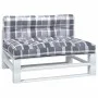 Palettenkissen, 2 Stück, grau kariertes Stoff von , Kissen für Stühle und Sofas - Ref: Foro24-360747, Preis: 86,18 €, Rabatt: %