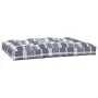 Cushions for pallets, 2 units, gray checkered fabric. by , Cushions for chairs and sofas - Ref: Foro24-360747, Price: 79,96 €...
