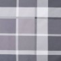 Cushions for pallets, 2 units, gray checkered fabric. by , Cushions for chairs and sofas - Ref: Foro24-360747, Price: 86,18 €...