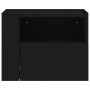 Mesita de noche de pared negra 45x30x35 cm | Foro24.es | Tu tienda online para hogar, jardín y más Foro24.es