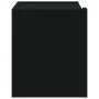 Black wall-mounted bedside table 45x30x35 cm by , Nightstands - Ref: Foro24-848313, Price: 43,73 €, Discount: %