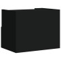 Mesita de noche de pared negra 45x30x35 cm | Foro24.es | Tu tienda online para hogar, jardín y más Foro24.es