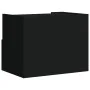 Mesita de noche de pared negra 45x30x35 cm de , Mesitas de noche - Ref: Foro24-848313, Precio: 39,97 €, Descuento: %