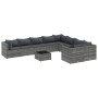 Garden sofa set with 10 pieces of synthetic gray rattan cushions by , Garden sets - Ref: Foro24-3308322, Price: 669,55 €, Dis...