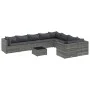 Garden sofa set with 10 pieces of synthetic gray rattan cushions by , Garden sets - Ref: Foro24-3308322, Price: 640,19 €, Dis...