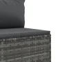 Garden sofa set with 10 pieces of synthetic gray rattan cushions by , Garden sets - Ref: Foro24-3308322, Price: 640,19 €, Dis...
