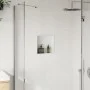 Shower niche in matte white stainless steel 32x32x9 cm by , Shower walls and screens - Ref: Foro24-4005127, Price: 72,12 €, D...