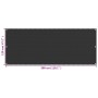 HDPE Balkonmarkise anthrazitgrau 120x300 cm von vidaXL, Sonnenschirme - Ref: Foro24-310844, Preis: 17,22 €, Rabatt: %