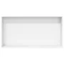 Hornacina ducha acero inoxidable blanco mate 62x32x9 cm de , Paredes y mamparas de ducha - Ref: Foro24-4005131, Precio: 106,0...
