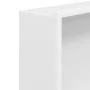 Dusch-Nische aus mattem Edelstahl in Weiß, 62x32x9 cm. von , Duschwände und Duschwände - Ref: Foro24-4005131, Preis: 106,00 €...