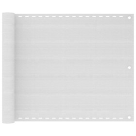 White HDPE balcony awning 75x500 cm by vidaXL, Umbrellas - Ref: Foro24-310862, Price: 18,74 €, Discount: %