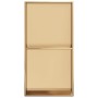 Shower niche in brushed gold stainless steel, 32x62x9 cm by , Shower walls and screens - Ref: Foro24-4005133, Price: 115,17 €...