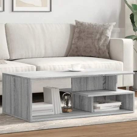 Engineered wood Sonoma gray coffee table 102x55x35 cm by , Coffee table - Ref: Foro24-848015, Price: 70,51 €, Discount: %