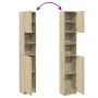 Badezimmerschrank aus Sperrholz in Eichenholzfarbe, 32x25,5x190 cm. von , Badezimmermöbel - Ref: Foro24-849606, Preis: 66,13 ...