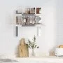 Edelstahl-Wandregal, silberfarben, 50x23,5x60 cm. von , Regale und Regale - Ref: Foro24-30317, Preis: 44,37 €, Rabatt: %