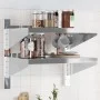 Edelstahl-Wandregal, silberfarben, 50x40x60 cm. von , Regale und Regale - Ref: Foro24-30315, Preis: 55,36 €, Rabatt: %