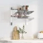 Edelstahl-Wandregal, silberfarben, 50x40x60 cm. von , Regale und Regale - Ref: Foro24-30315, Preis: 55,36 €, Rabatt: %