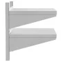 Edelstahl-Wandregal, silberfarben, 50x40x60 cm. von , Regale und Regale - Ref: Foro24-30315, Preis: 55,36 €, Rabatt: %