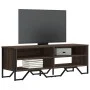 Engineered wood TV stand in brown oak, 122x34x41 cm by , TV Furniture - Ref: Foro24-848573, Price: 59,25 €, Discount: %
