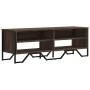 Engineered wood TV stand in brown oak, 122x34x41 cm by , TV Furniture - Ref: Foro24-848573, Price: 59,25 €, Discount: %