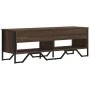 Engineered wood TV stand in brown oak, 122x34x41 cm by , TV Furniture - Ref: Foro24-848573, Price: 59,25 €, Discount: %